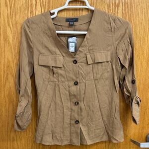 Primark Brown Button-Up Blouse